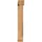 Ekena Millwork Traditional Traditional Smooth Bracket w/ Offset Brace, Western Red Cedar, 5 1/2"W x 28"D x 40"H BKT0604X28X40TRA01SWR - alternate 3